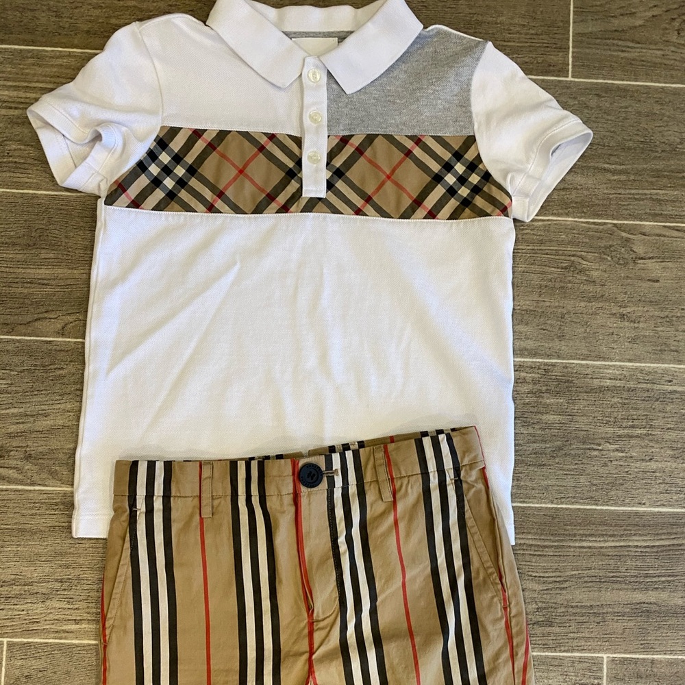 AUTHENTIC BURRBERRY short and short set